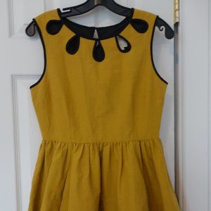 Kate Spade New York yellow RAINEY Fit flare dress